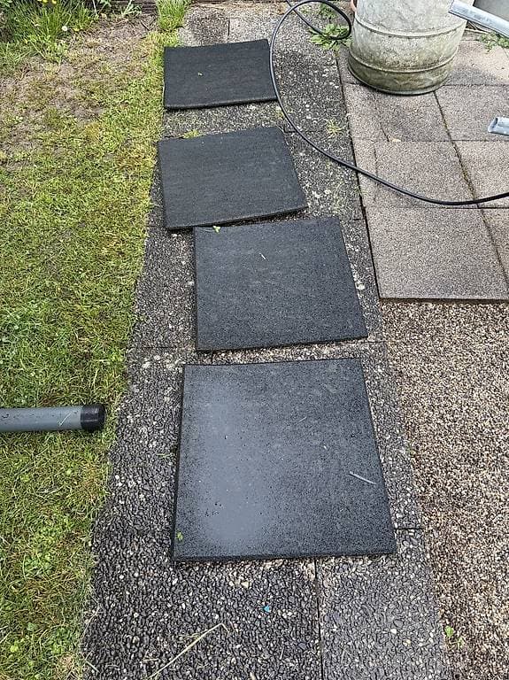 Garten Platten/Gummimatten