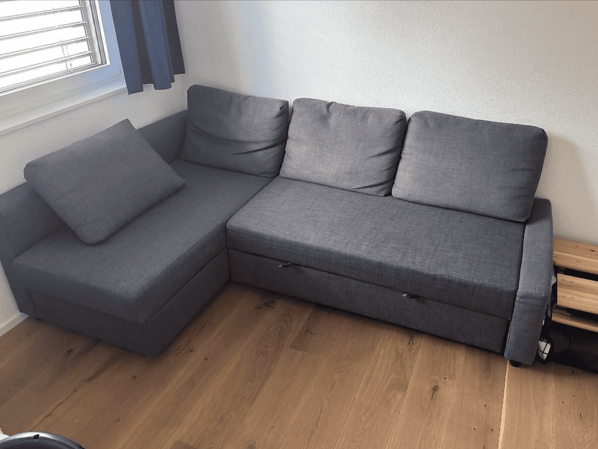 Schlafsofa Ecksofa IKEA Friheten, grau