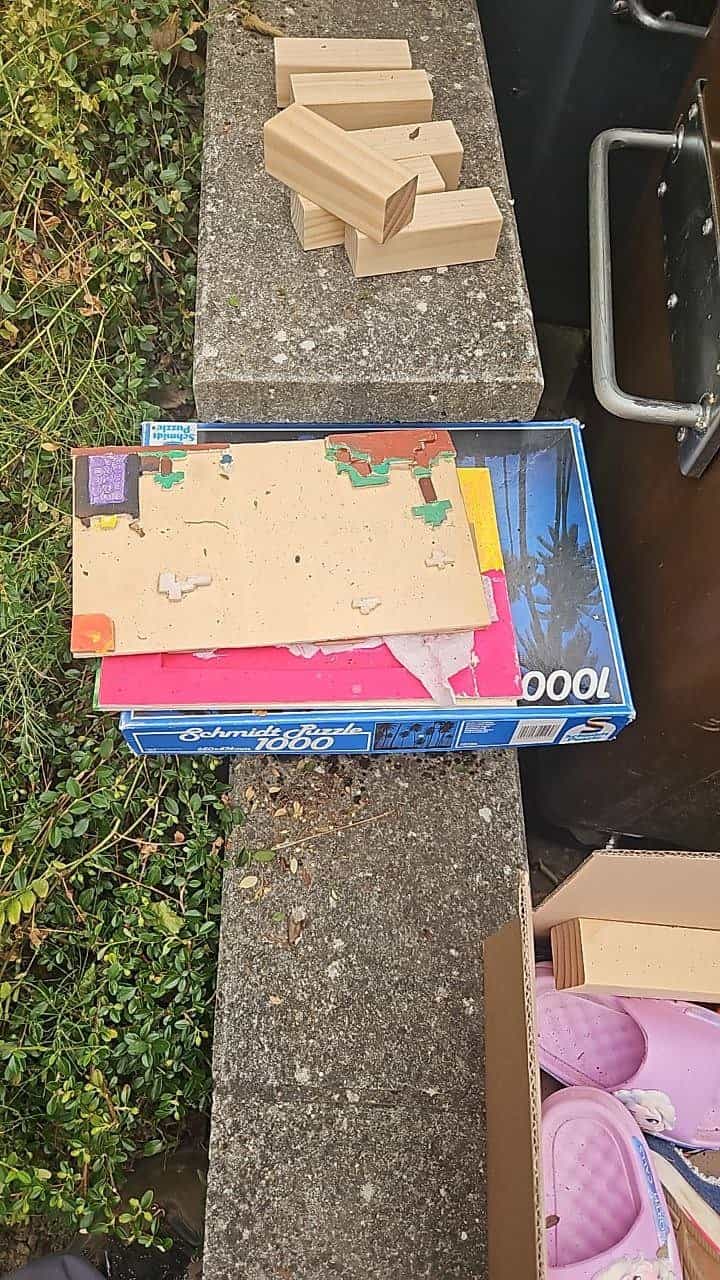 Verschiedene Gegenstände zum Mitnehmen