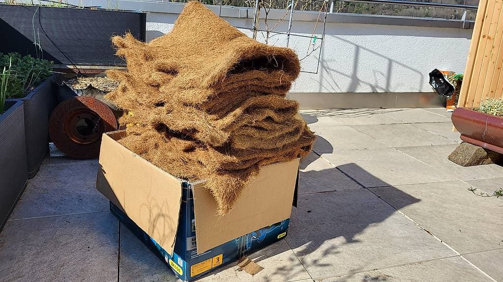 Kokosmatten - Winterschutz für Pflanzen