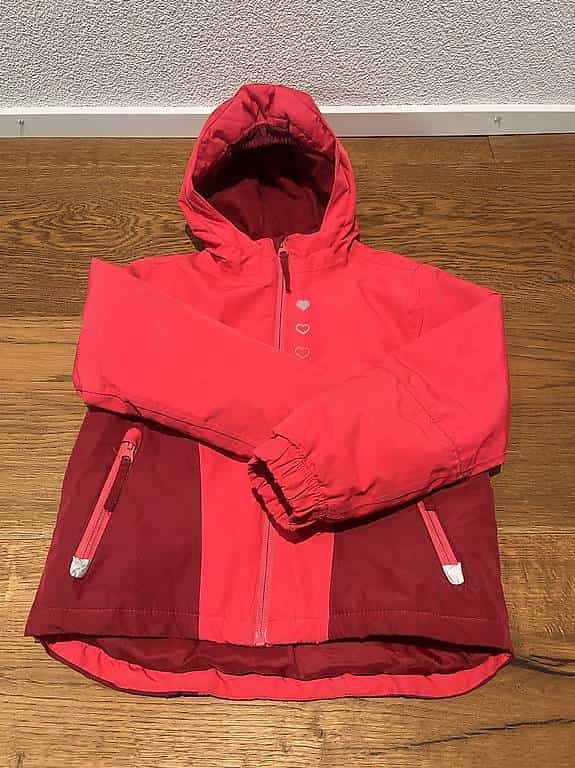 Skijacke 110/116 pink