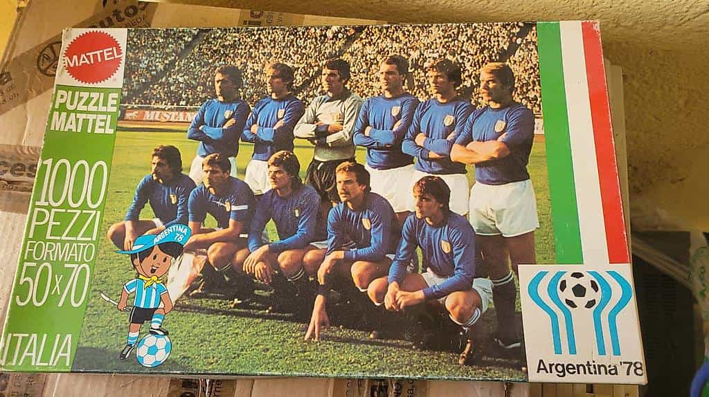 Puzzle mattel mondiali 78
