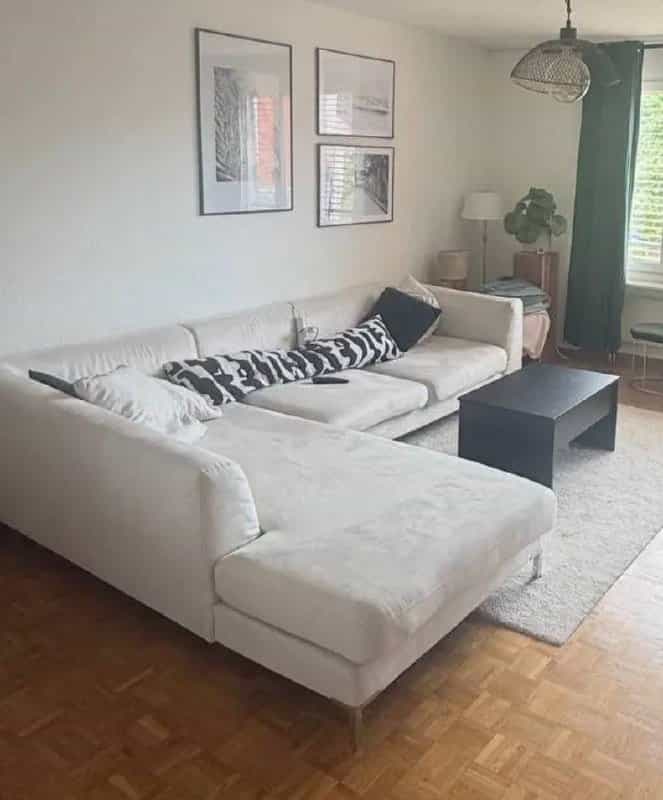 Weisses L-Sofa 280x200cm gratis abholen
