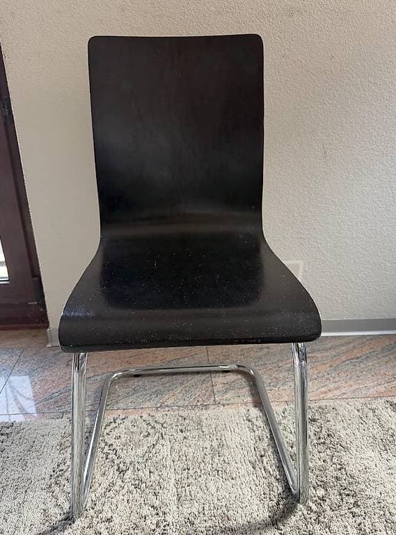 5 x Esszimmerstühle Schwarz