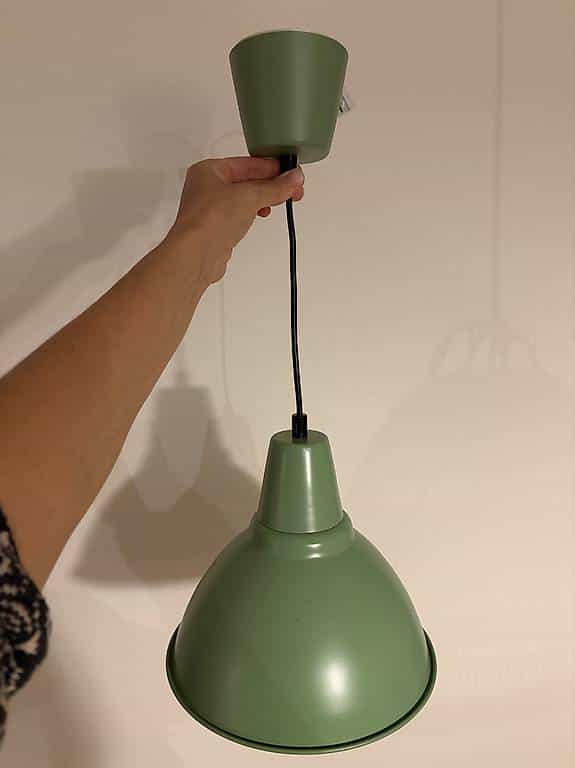 Ikea Deckenlampen grün und rot