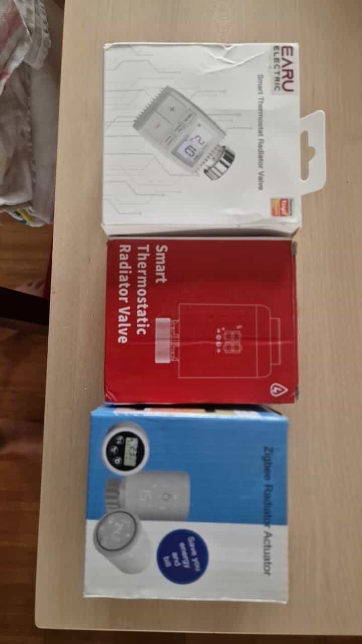 3x ZigBee Heizkörperventile (EARU, Thermostat)