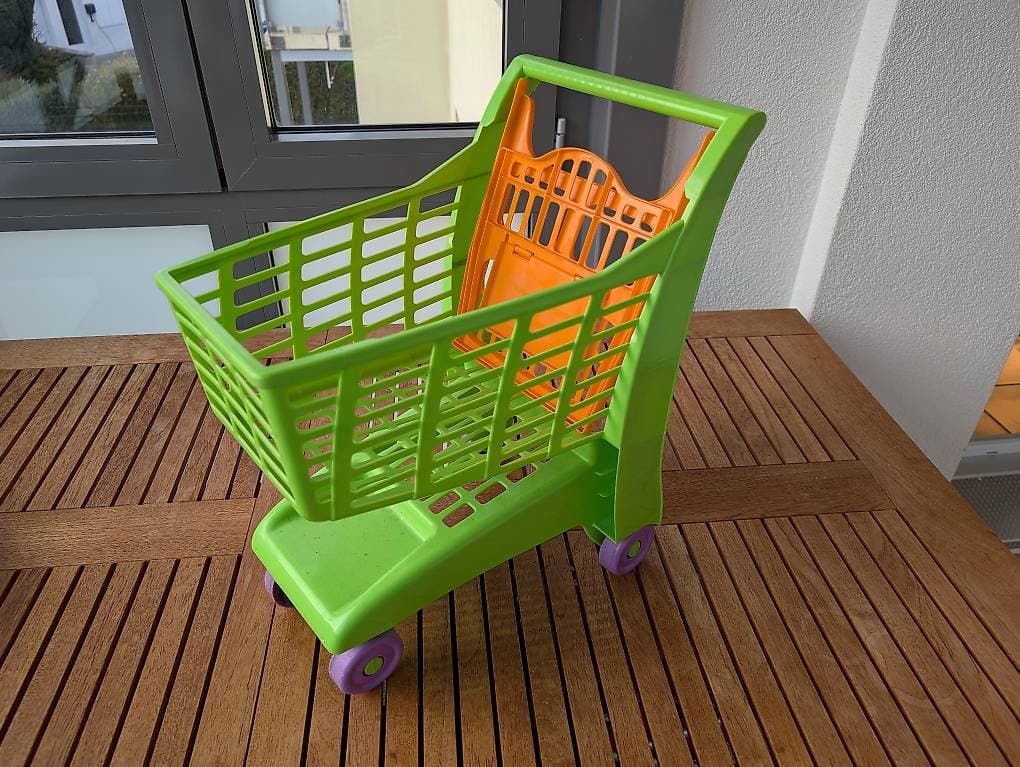 Einkaufswagen zum Spielen
