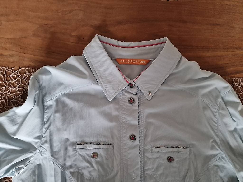 schöne Freizeit- & Sportbluse von "Allsport", Gr. 40/42