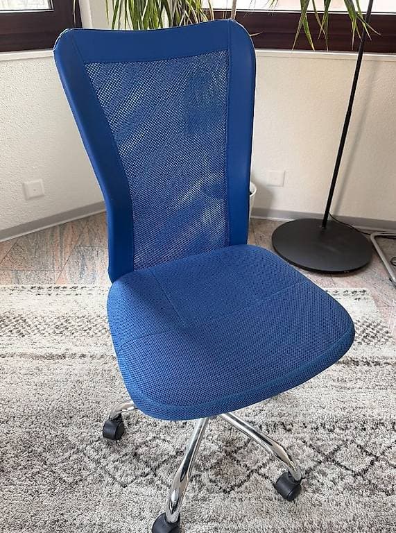 Bürostuhl blau