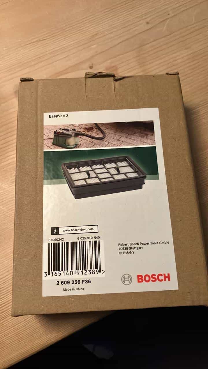 HEPA-Filter für Bosch EasyVac 3