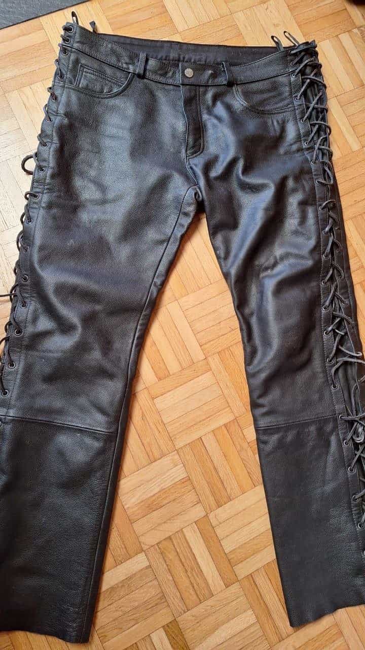 Motorrad Lederhose Gr. 52, neuwertig