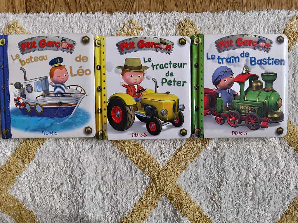 Lot de livres p'tits garçons