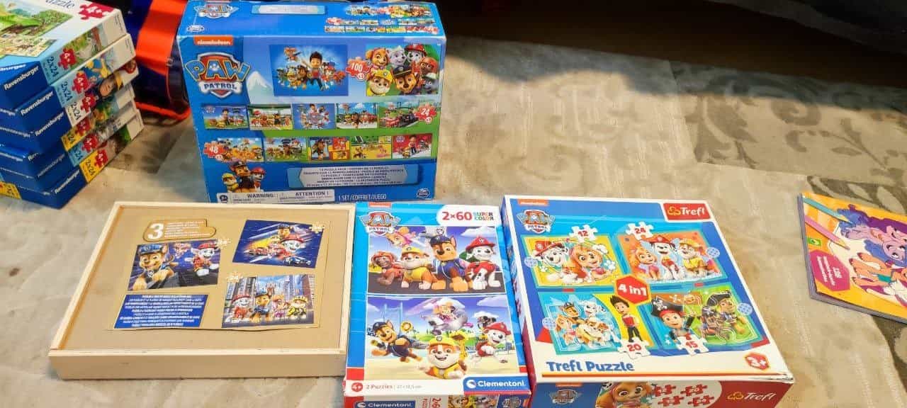 Kinder Puzzles und Spiele