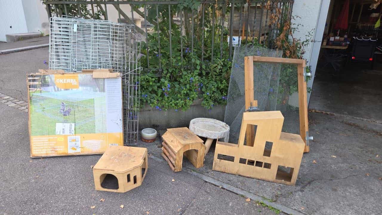 Outdoor Hasenstall Zubehör