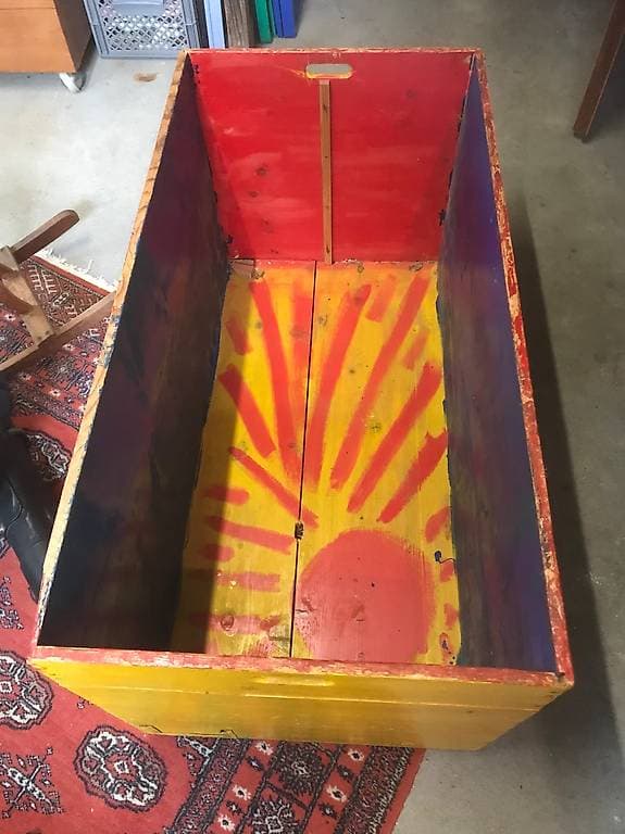 Holzkiste für Spielzeug 100 x 49 x 50