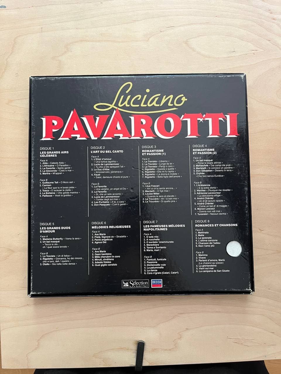 Schallplattensammlung Luciano Pavarotti