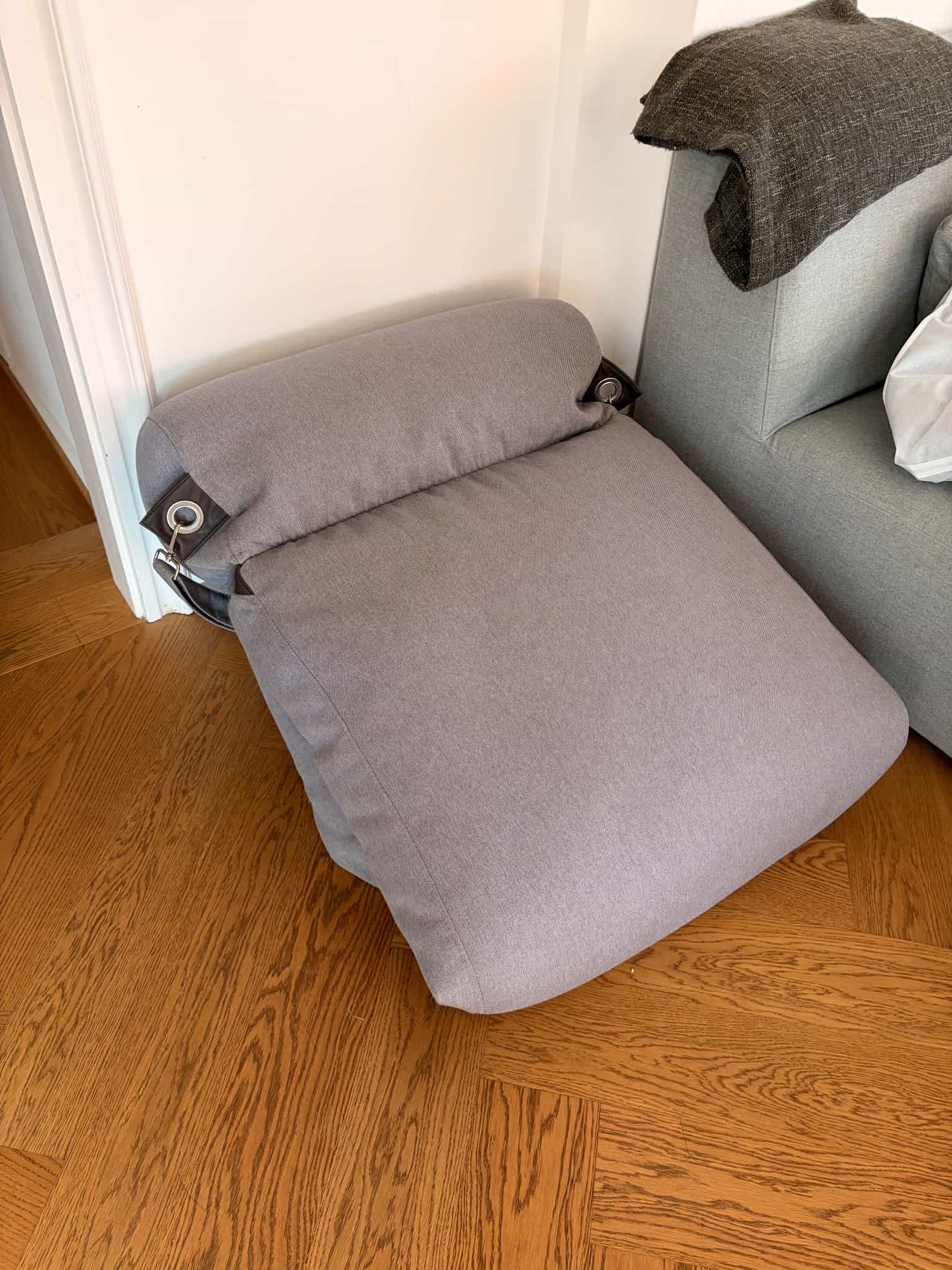 Grey futon