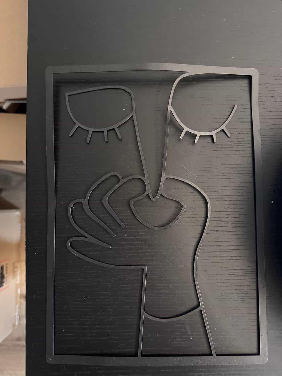 Schild (leicht verbogen)