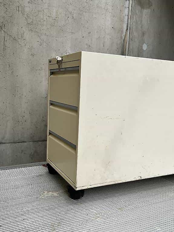 Caisson de bureau VIDMAR acier - avec serrure - Suisse Made