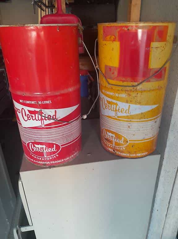 Metallkessel, 30 lt antik