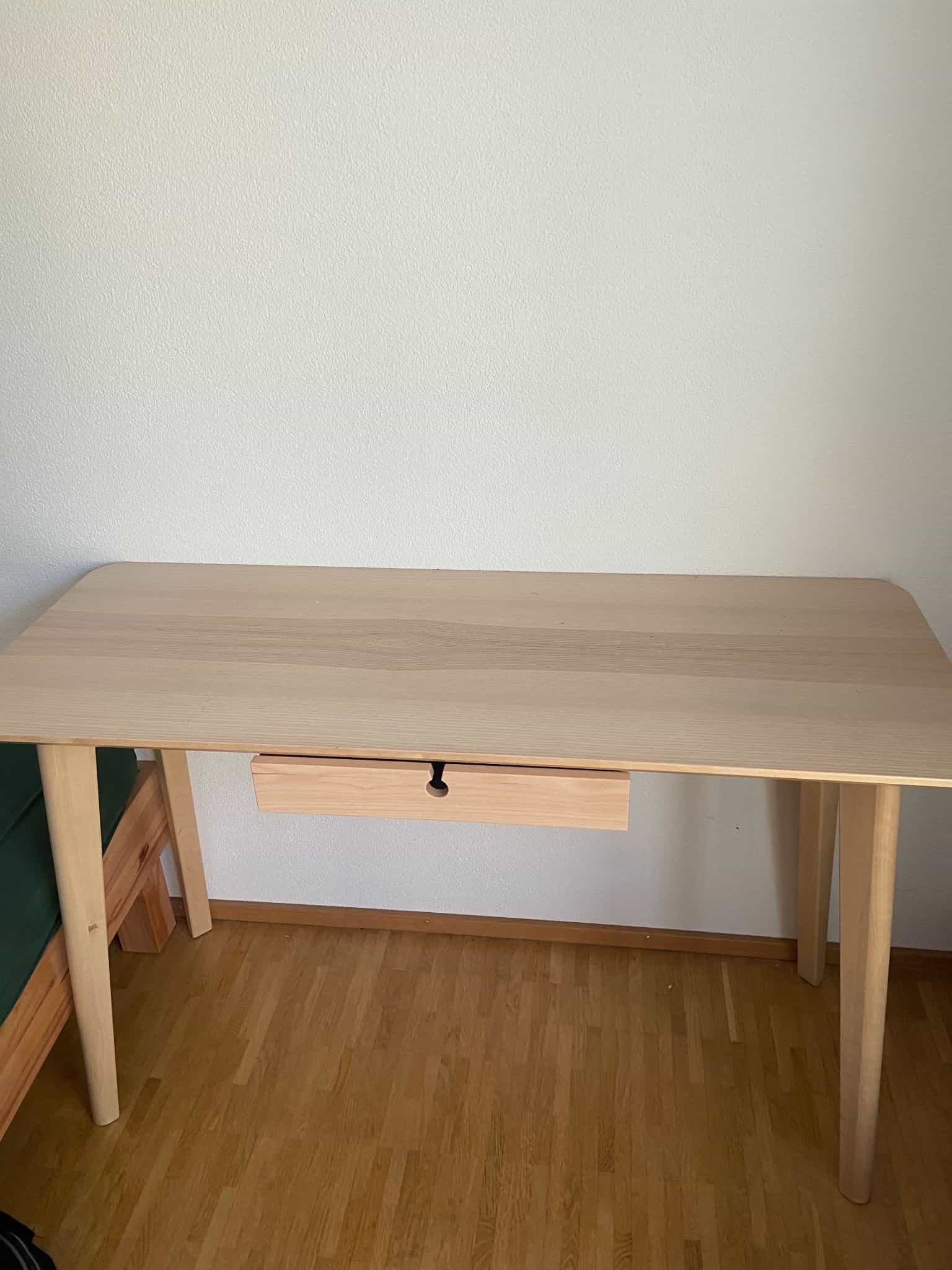 Schreibtisch Holz, helles Natur