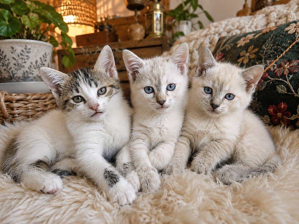 3 chatons à adopter