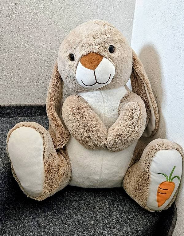 Hase und Teddy 70cm