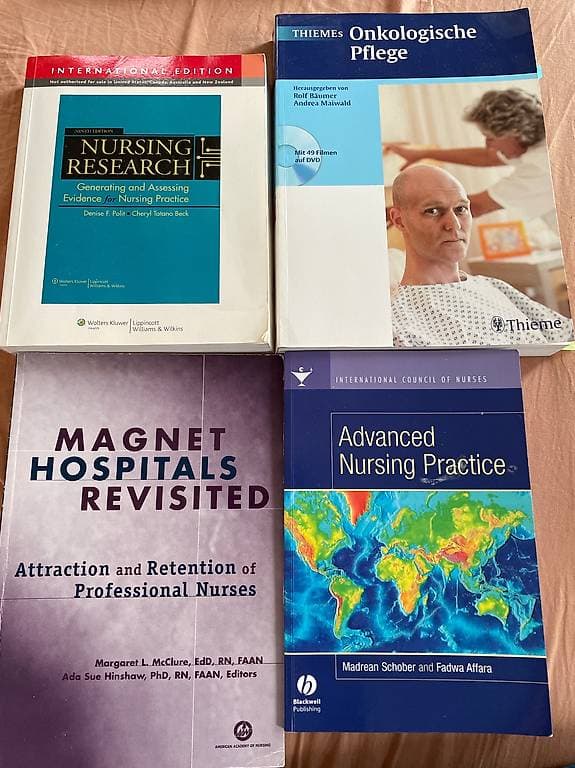 Pflegebücher: Onkologie, ANP, Magnet Hospital, Research