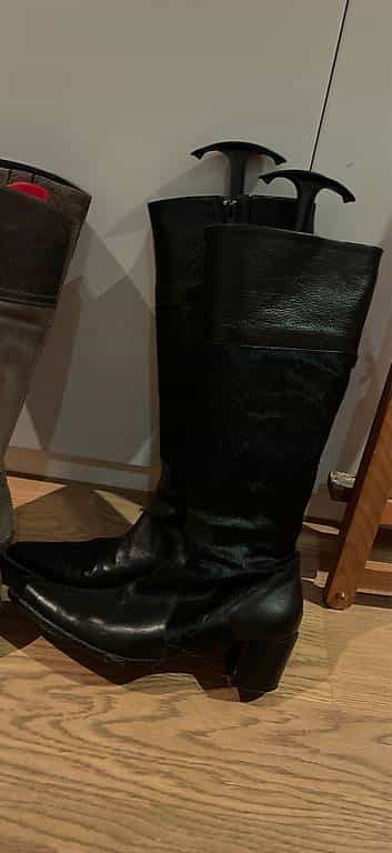 Ponyfell Stiefel gratis