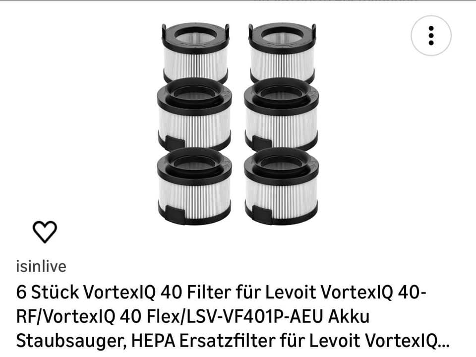 VortexIQ 40 Filter für VortexIQ 40 / Gratis / neu