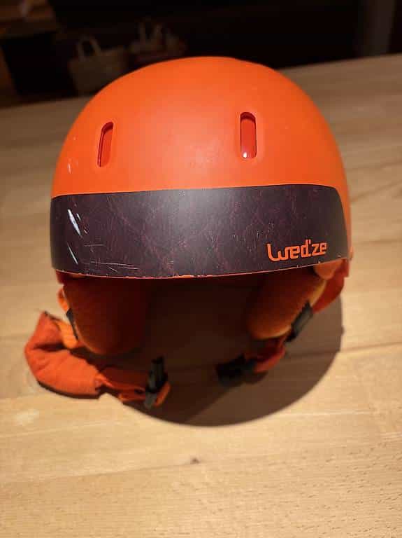 Casque de ski orange Wed?ze 53-56 cm