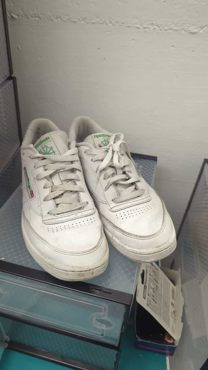 Weisse Reebok Classic Sneaker, Grösse 42.5