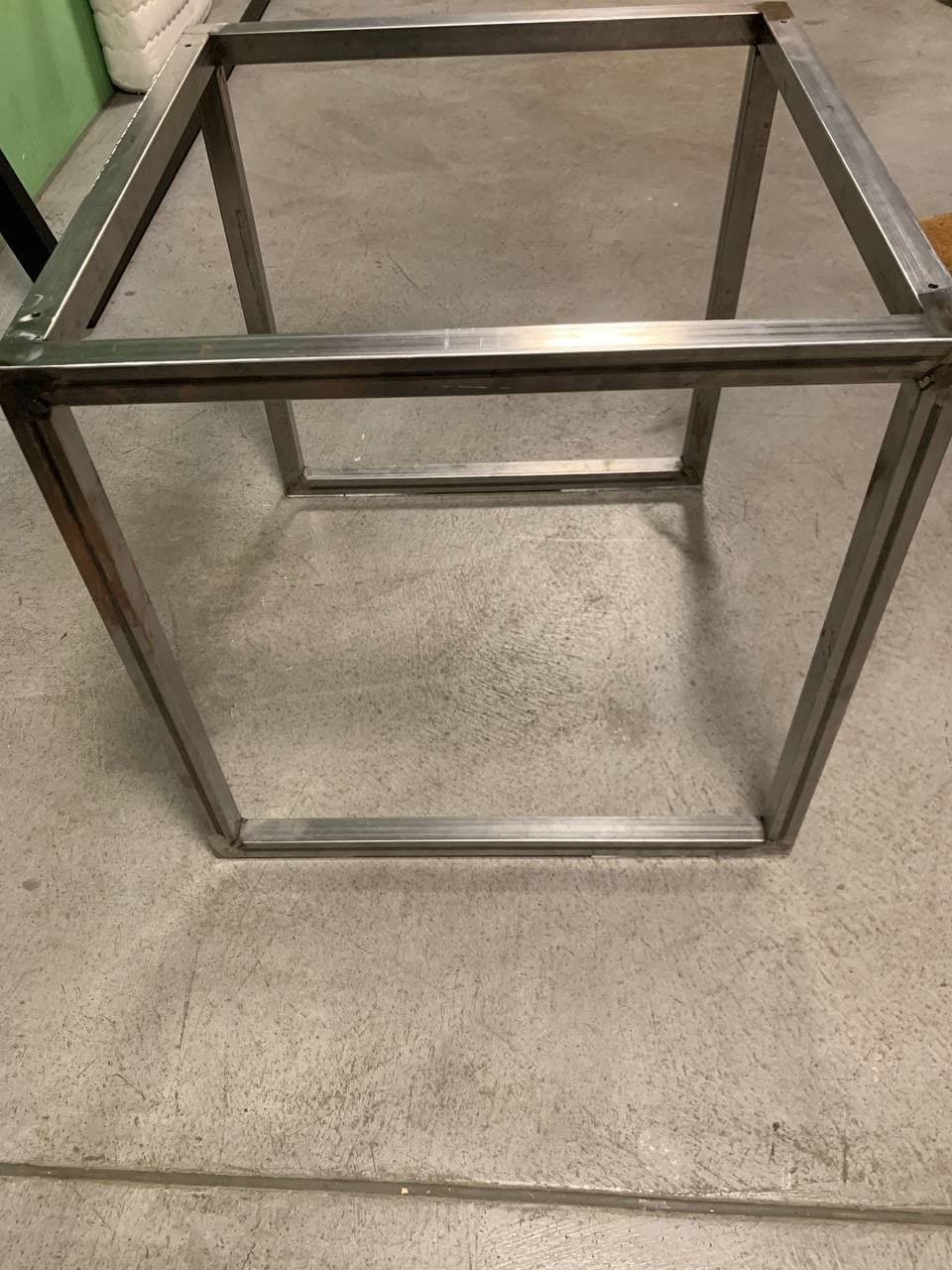 Stahlkonstruktion Tisch 60x60x60 ohne Platte