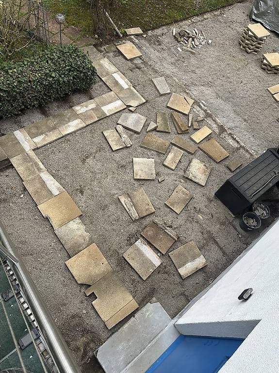 Gartenplatten 50x50x5