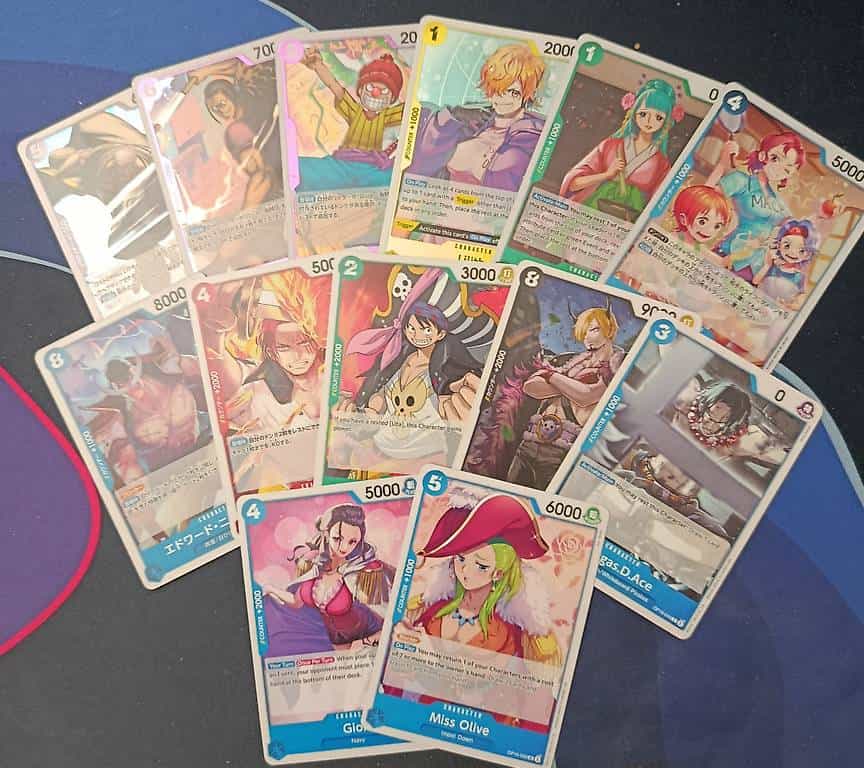 One Piece Karten Set 1# Gratis