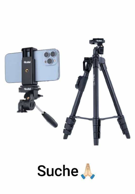 Stativ mit Smartphone-Halter