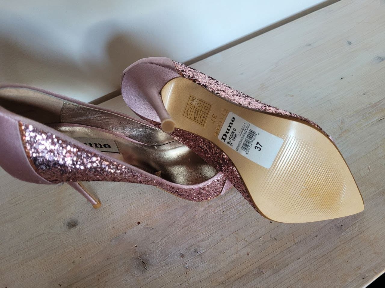 Dune High Heels in Rosé-Gold Grösse 37