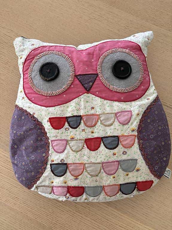 Coussin chouettes