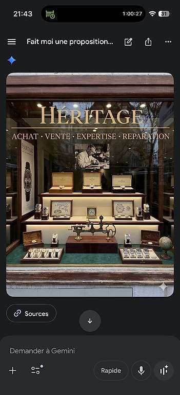 Achat - vente montre de luxe à Genève