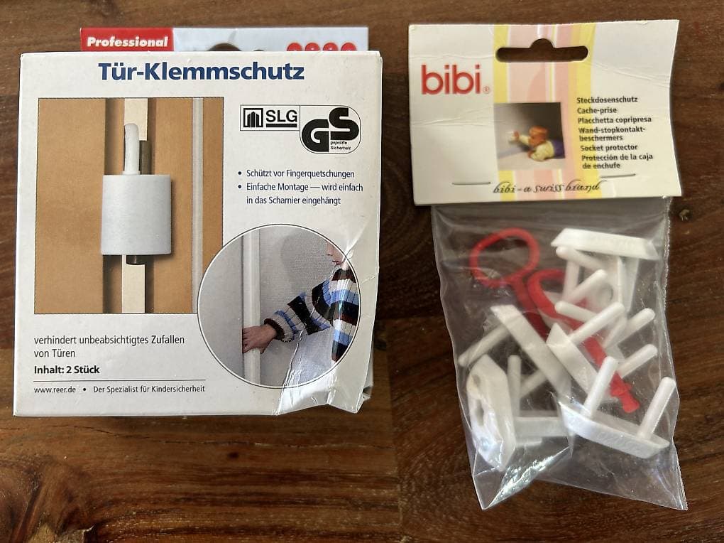 Tür-Klemmschutz und Steckdosenschutz