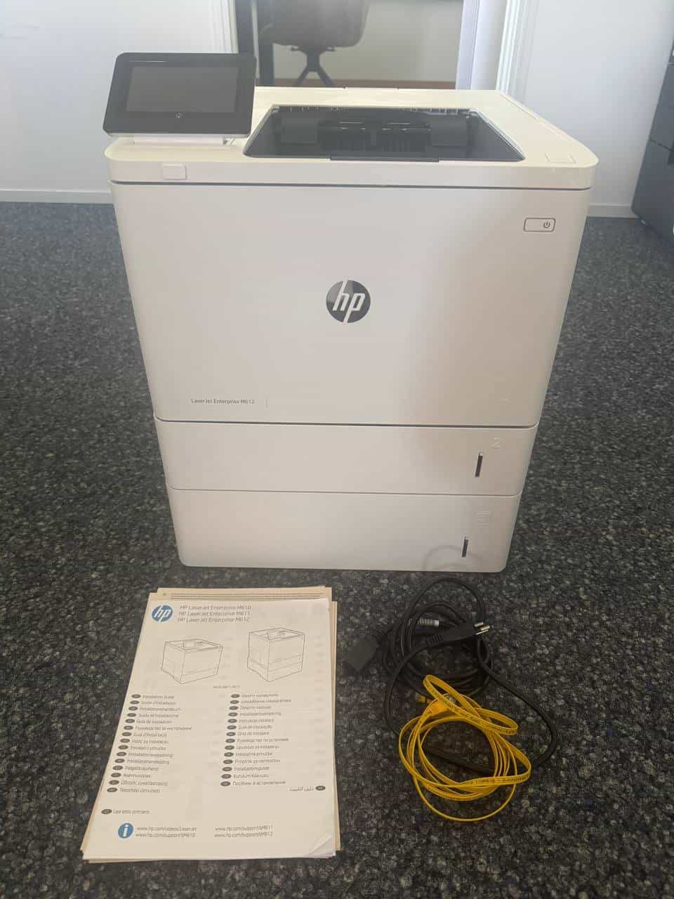 HP LaserJet Enterprise M612 Drucker zu verschenken