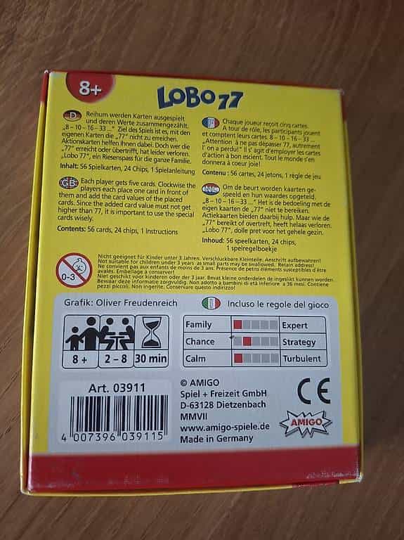 Lobo 77 Gesellschaftsspiel