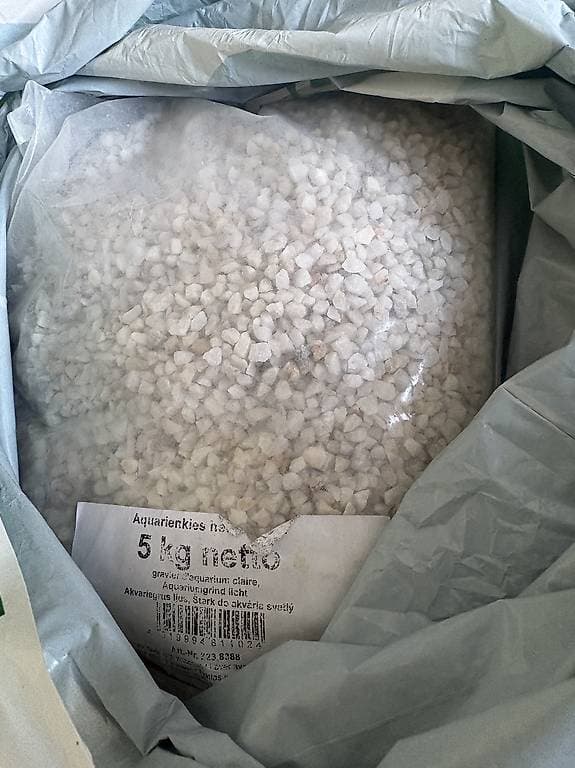 Aquarienkies weiss