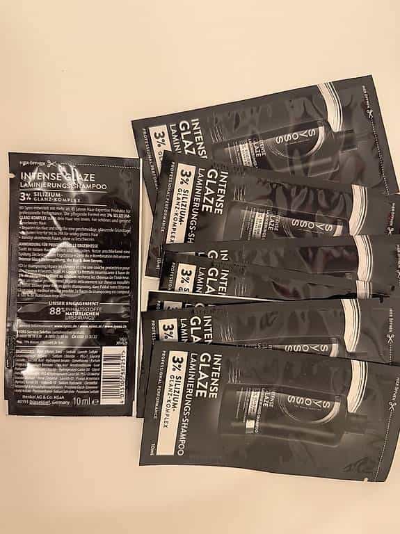 7x SHAMPOO intense glaze SYOSS tester