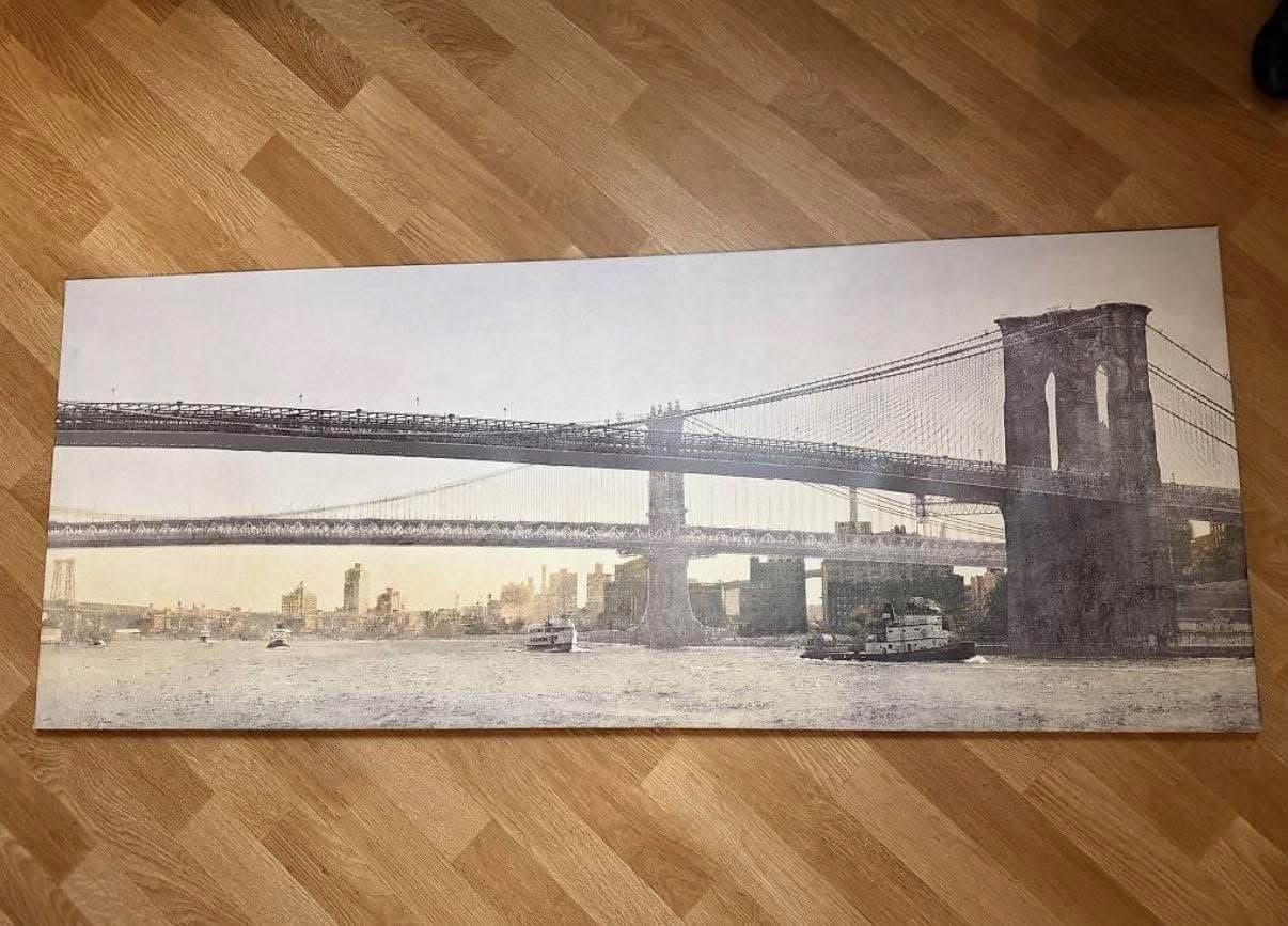 New York Brooklyn & Manhattan Bridge Leinwand