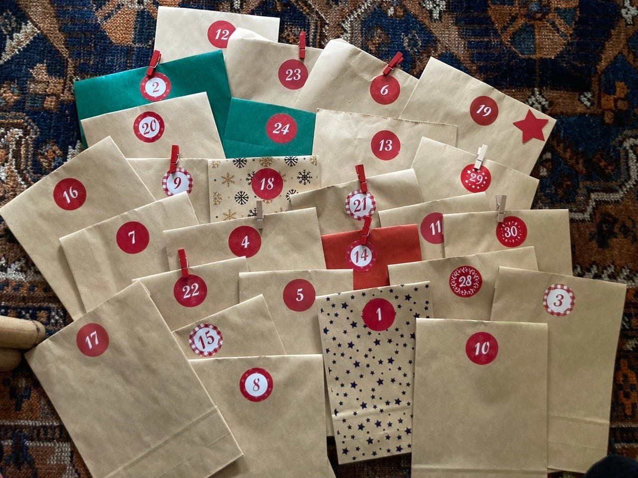 Adventskalender zum Befüllen