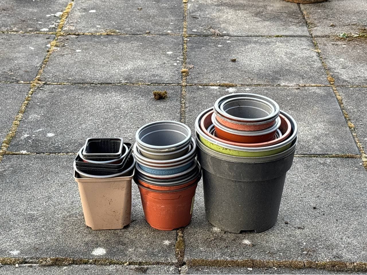 Mini und kleine Töpfe