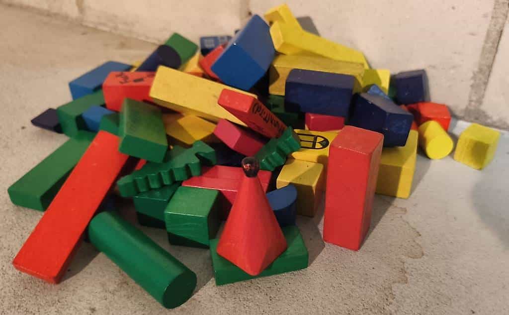 Blocs colorés bois