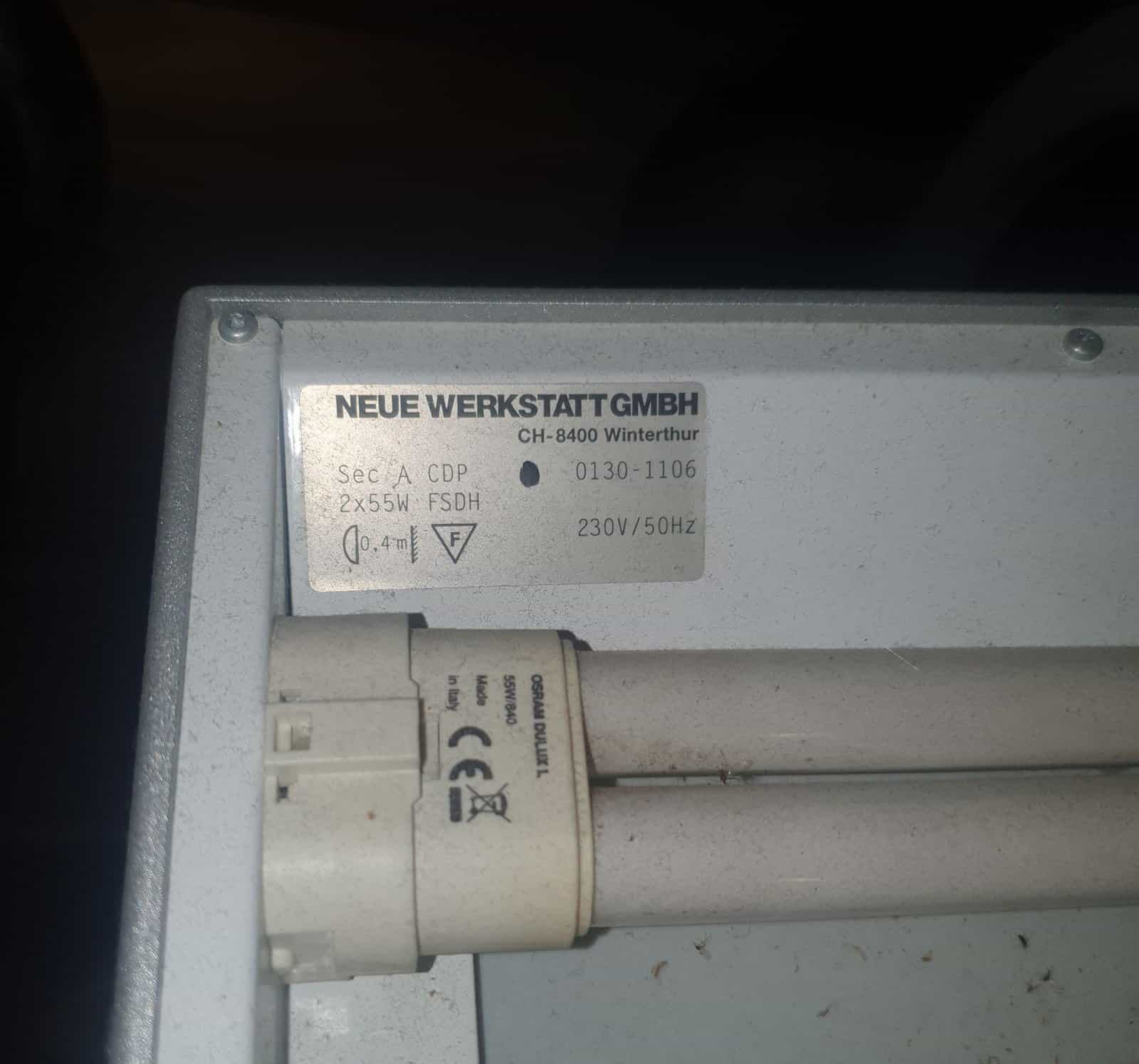 Fussmatte fürs Stehpult + Bürostehlampe mit Bewegungssensor