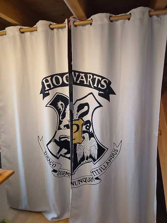 Harry Potter Vorhänge 3D Druck Hogwarts Verdunklungsvorhang